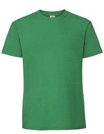 Fruit of the Loom Ikonisches Rundhals-T-Shirt aus Baumwolle, Azure Blue S, F185 – Vert kelly