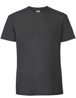 Fruit of the Loom Ikonisches Rundhals-T-Shirt aus Baumwolle, Azure Blue S, F185 – Clair Graphite (Uni)