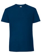 Fruit of the Loom Ikonisches Rundhals-T-Shirt aus Baumwolle, Azure Blue S, F185 – Mountain Bleu