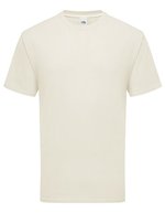 Fruit of the Loom Ikonisches Rundhals-T-Shirt aus Baumwolle, Azure Blue S, F185 – Naturel