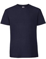Fruit of the Loom Ikonisches Rundhals-T-Shirt aus Baumwolle, Azure Blue S, F185 – Marine