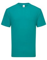 Fruit of the Loom Ikonisches Rundhals-T-Shirt aus Baumwolle, Azure Blue S, F185 – Ocean Sarcelle