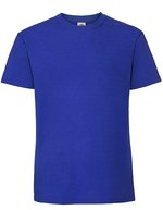 Fruit of the Loom Ikonisches Rundhals-T-Shirt aus Baumwolle, Azure Blue S, F185 – Bleu royal