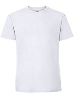Fruit of the Loom Ikonisches Rundhals-T-Shirt aus Baumwolle, Azure Blue S, F185 – Blanc
