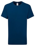 Fruit of the Loom Iconic 195 T-Shirt aus Baumwolle für Kinder, White 104, F185K – Mountain Bleu