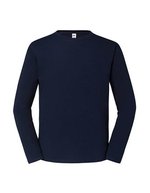 Fruit of the Loom Ikonisches Langarm-T-Shirt 195 Baumwolle – Deep Navy