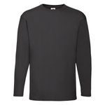 Fruit of the Loom Langarm T-Shirt aus 100% Baumwolle, White M, F240 – Bild 3