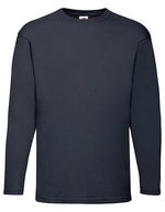 Fruit of the Loom Langarm T-Shirt aus 100% Baumwolle – Deep Navy
