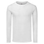 Fruit of the Loom Langarmshirt Iconic 150 aus Baumwolle, White S, F244 – Bild 3