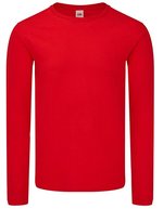 Fruit of the Loom Langarmshirt Iconic 150 aus Baumwolle – Red