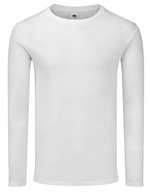 Fruit of the Loom Langarmshirt Iconic 150 aus Baumwolle – White