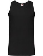 Fruit of the Loom Ärmelloses Basic-T-Shirt aus Baumwolle, Black S, F260 – Bild 2