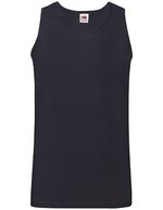 Fruit of the Loom Ärmelloses Basic-T-Shirt aus Baumwolle, Black S, F260 – Deep Navy