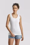 Fruit of the Loom Valueweight Vest Slim Cut for Women, Black XS, F262 – image 2