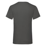 Fruit of the Loom Baumwoll-V-Neck T-Shirt 165 g/m², White S, F270 – Bild 4