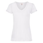 Ladies´ Valueweight V Neck T – Fuchsia