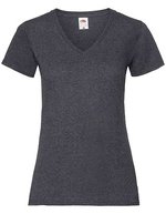 Ladies´ Valueweight V Neck T – Dark Grey Heather