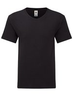 Fruit of the Loom V-Ausschnitt T-Shirt aus gekämmter Baumwolle, White S, F273 – Bild 2