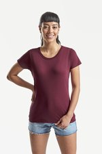 Fruit of the Loom T-Shirt mit Slim-Fit-Schnitt für Damen, Azure Blue XXL, F288N – Bild 1