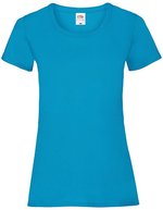 Fruit of the Loom T-Shirt mit Slim-Fit-Schnitt für Damen, Azure Blue XXL, F288N – Bild 2