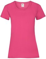 Fruit of the Loom T-Shirt mit Slim-Fit-Schnitt für Damen, Azure Blue XXL, F288N – Fuchsia