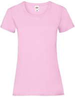 Fruit of the Loom T-Shirt mit Slim-Fit-Schnitt für Damen, Azure Blue XXL, F288N – Light Pink