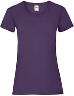 Fruit of the Loom T-Shirt mit Slim-Fit-Schnitt für Damen, Azure Blue XXL, F288N – Purple