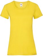 Fruit of the Loom T-Shirt mit Slim-Fit-Schnitt für Damen, Azure Blue XXL, F288N – Yellow