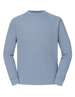 Fruit of the Loom Classic Raglan Sweatshirt Baumwolle-Polyester, Black S, F304 – Mineral Bleu