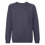 Fruit of the Loom Raglan Sweatshirt aus Baumwolle-Polyester für Kinder, Black 104, F304K – Bild 3