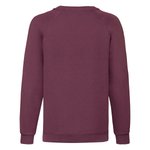 Fruit of the Loom Raglan Sweatshirt 80% Baumwolle für Kinder, Black 104, F304NK – Bild 4