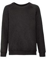 Kids´ Classic Raglan Sweat – Black