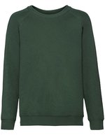 Kids´ Classic Raglan Sweat – Bottle Green