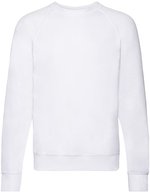 Fruit of the Loom Leichtes Raglan-Sweatshirt Indian Summer 2023, White S, F310 – White