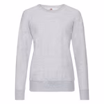 Fruit of the Loom Lightweight Raglan Felpa 240 g/m² da Donna, White XS, F315 – immagine 3