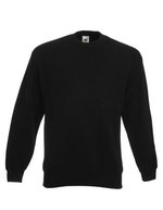 Fruit of the Loom Classic Set-in Sweatshirt Baumwoll-Polyester-Mix – Black