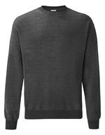 Fruit of the Loom Classic Set-in Sweatshirt Baumwoll-Polyester-Mix, Natural XL, F324 – Fonce Chine Gris