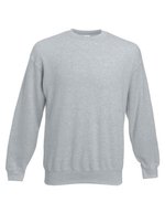 Fruit of the Loom Classic Set-in Sweatshirt Baumwoll-Polyester-Mix, Natural XL, F324 – Chine Gris
