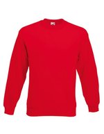 Fruit of the Loom Classic Set-in Sweatshirt Baumwoll-Polyester-Mix, Natural XL, F324 – Rouge
