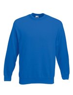 Fruit of the Loom Classic Set-in Sweatshirt Baumwoll-Polyester-Mix, Natural XL, F324 – Bleu royal