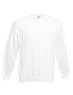 Fruit of the Loom Classic Set-in Sweatshirt Baumwoll-Polyester-Mix, Natural XL, F324 – Blanc
