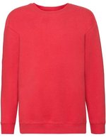 Fruit of the Loom Premium Sweatshirt mit Rundhals für Kinder, Black 104, F324K – Rosso