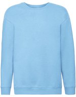 Fruit of the Loom Premium Sweatshirt mit Rundhals für Kinder, Black 104, F324K – Azzurro cielo