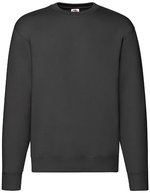 Fruit of the Loom Premium Sweatshirt mit Ripp-Bündchen, Black S, F324N – Bild 2