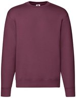 Fruit of the Loom Premium Sweatshirt mit Ripp-Bündchen, Black S, F324N – Borgogna