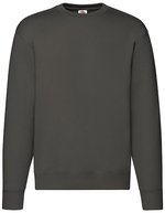 Fruit of the Loom Premium Sweatshirt mit Ripp-Bündchen, Black S, F324N – Antracite (Unito)