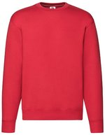 Fruit of the Loom Premium Sweatshirt mit Ripp-Bündchen, Black S, F324N – Rosso