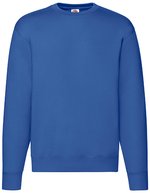 Fruit of the Loom Premium Sweatshirt mit Ripp-Bündchen, Black S, F324N – Blu reale
