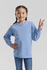 Fruit of the Loom Classic Set-In Sweatshirt 280 g/m² für Kinder, White 104, F324NK – Bild 1