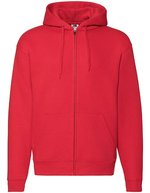 Fruit of the Loom Premium Kapuzen Sweatjacke mit Taschen, Black S, F401 – Rouge